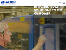 Tablet Screenshot of claytoncorp.com